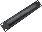1U Mini 10 inch Brush Cable Management Panel Cable Manager by Followme