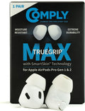 Comply TrueGrip MAX | Premium Memory Foam Replacement Earbud Tips by ComplyFoam