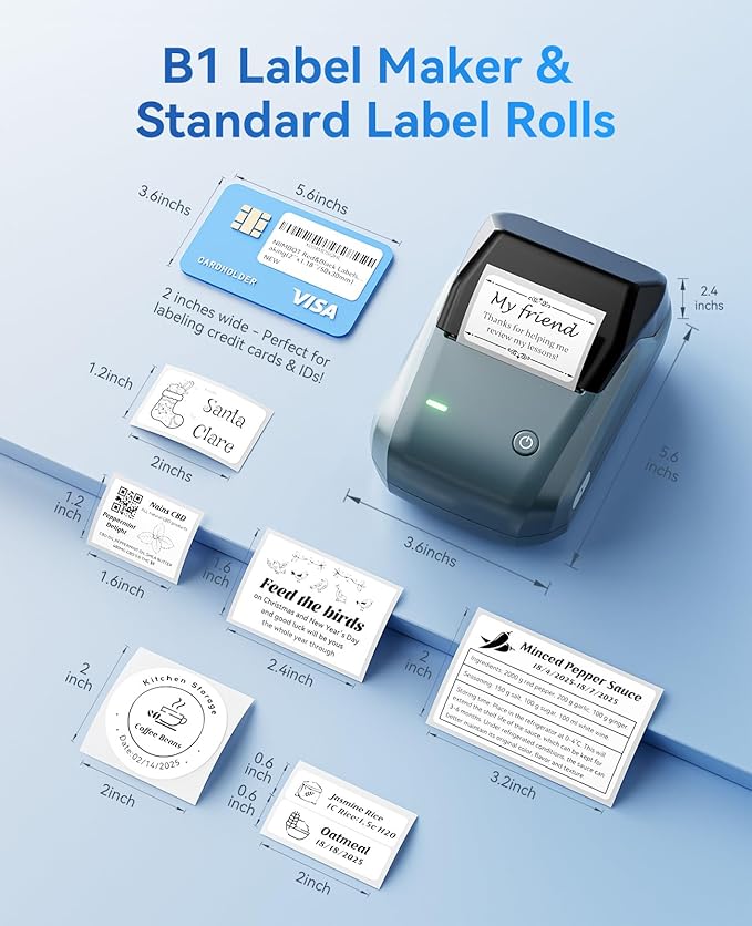 NIIMBOT B1 Label Maker Machine - Image 6