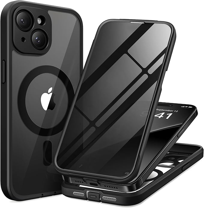 Magnetic for iPhone 15 Plus Case, Compatible by TIESZEN
