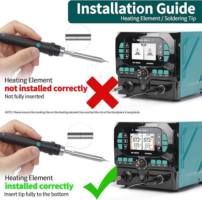 YIHUA 992D-II 2-IN-1 Precision Soldering Kit - Image 8