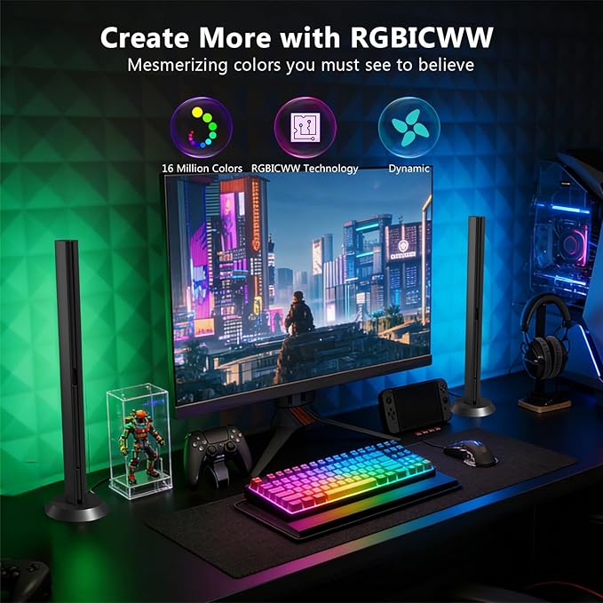 DAYBETTER Gaming Light Bars, RGBICW TV Light Bars, Smart LED Light Bars - Image 3