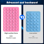 Silicone Double Sided Suction Phone Case Mount, Detachable Hands Free & Strong - Image 4