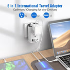 Voltage Converter Us to Europe, 220v to 110v Power Adapter, European Plug Power - Image 4