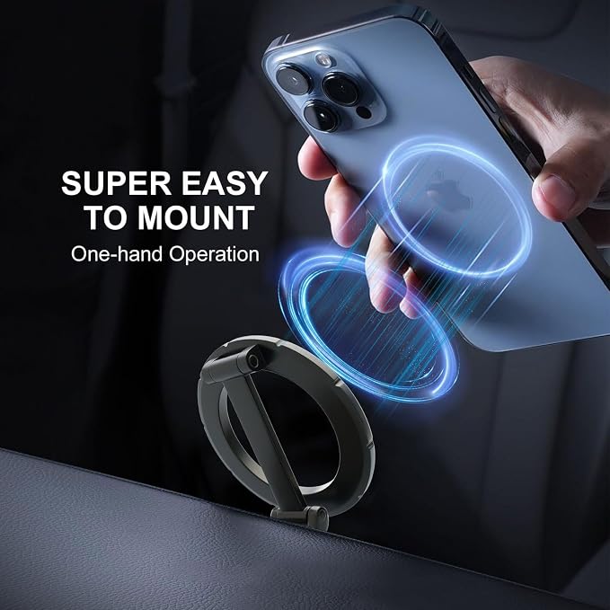 Fits MagSafe Car Mount for Car Dash&Tesla Screen Ultra Magnetic Phone Holder - Image 2