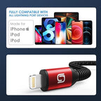 USB C to Lightning Cable 6ft 3Pack iPhone Charger Fast Charging Cord Braided - Image 8