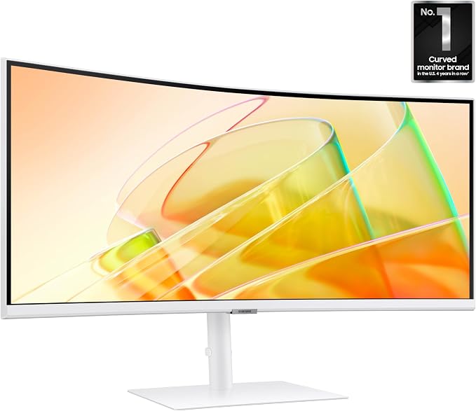 Samsung 34” ViewFinity Series Ultra-WQHD 1000R Curved Computer Monitor - Image 2