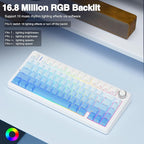 AULA F75 Pro Wireless Mechanical Keyboard, 75% Hot Swappable Custom Keyboard - Image 6