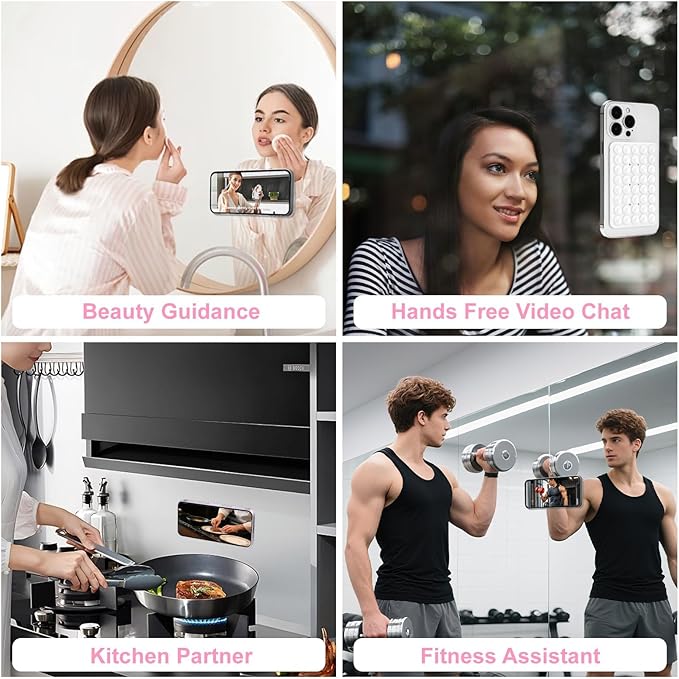 1 Pack Silicone Suction Cup Phone Case Mount Double Sided, Phone Accessories - Image 6