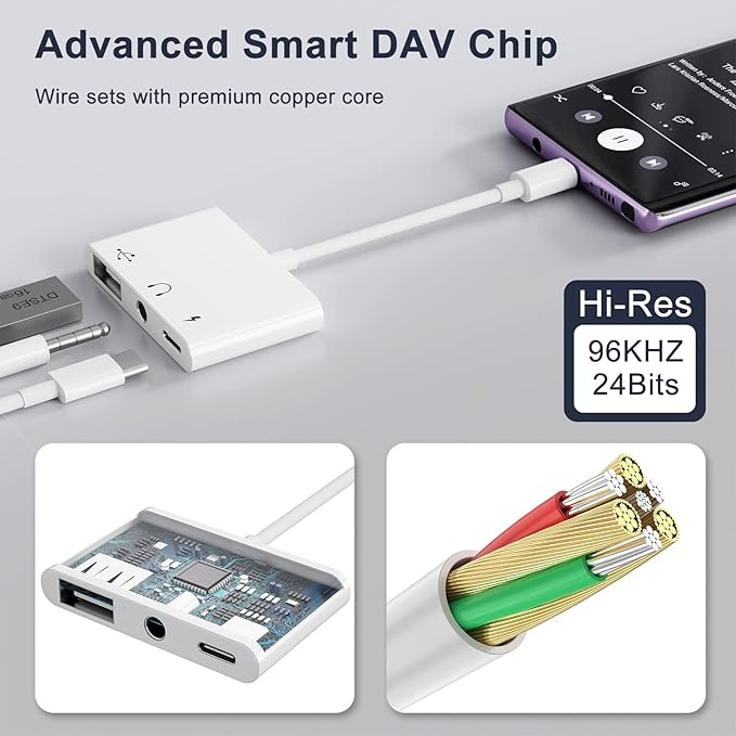 USB C to 3.5mm Jack Headphone Adapter - Image 7
