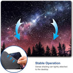 Hokafenle Square Mouse Pad, Galaxy Mouse Pad, Mouse Mat Square Waterproof Mouse - Image 6