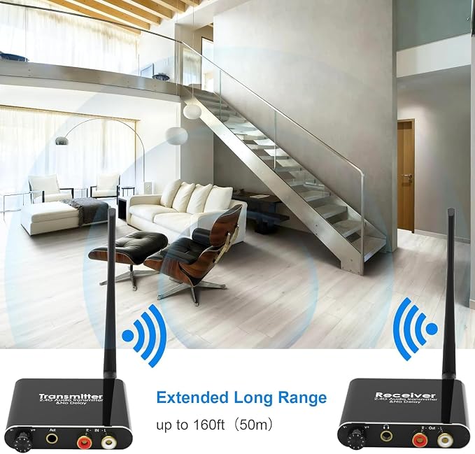 eppfun 50m/2.4G Wireless Audio Transmitter Receiver - Image 4