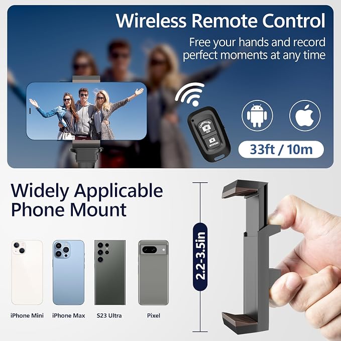 EMART 70" Flexible Phone Tripod - Image 5