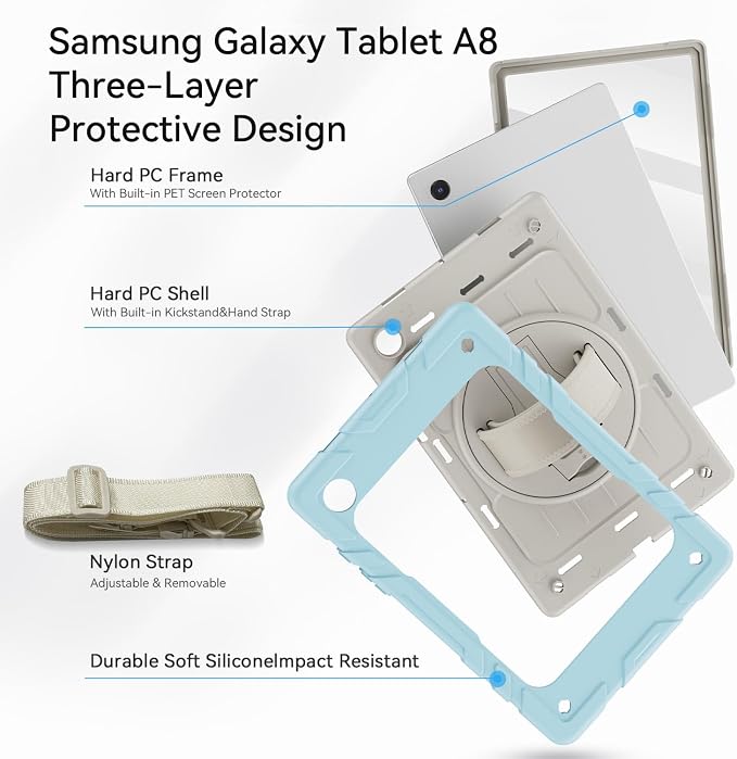 for Samsung Galaxy Tablet A8 Case 10.5 inch 2022 SM-X200/X205/X207 - Image 4