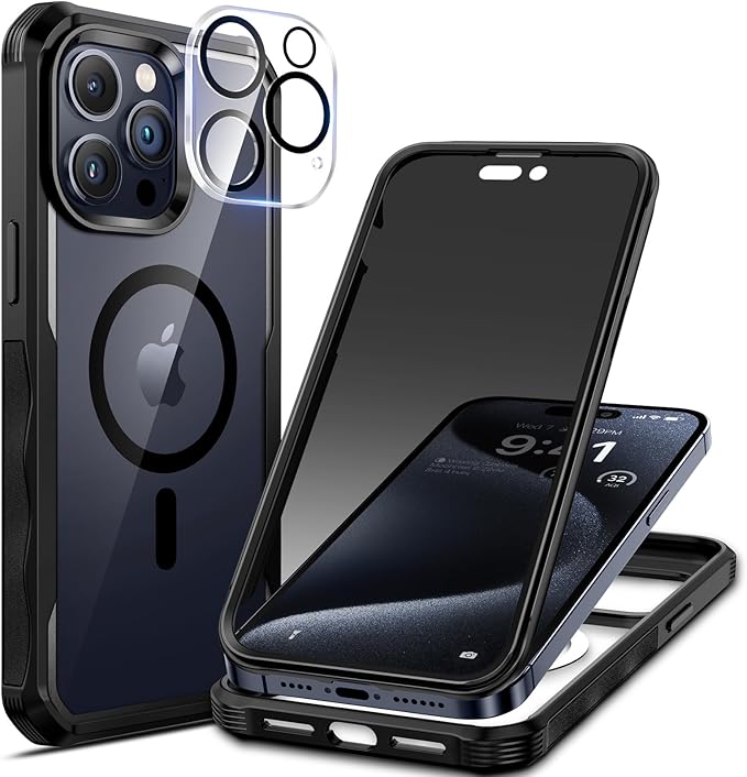seacosmo for iPhone 15 Pro Max Case, Full Body Bumper by Seacosmo