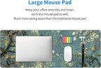 Almond Blossoms Large Mouse Pad, Gaming Keyboard Desk Pad, Extended Mouse Mat - Image 8