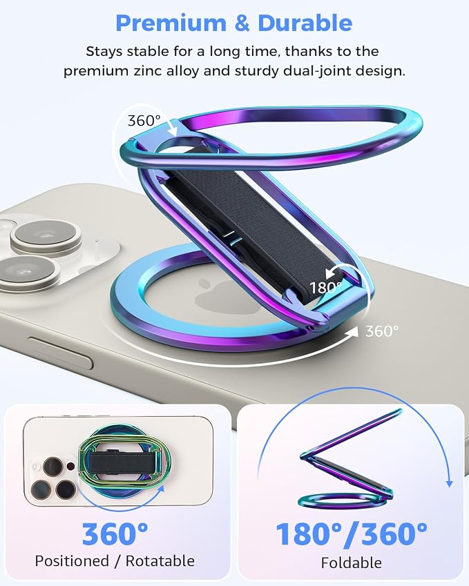 SUPERONE for MagSafe Phone Grip for MagSafe Kickstand Compatible - Image 4
