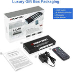 HDMI 2.0 Switch 5 Port 4K@60Hz Auto-Switching – 5 in 1 Out - Image 7