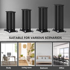A Pair of Speaker Stands, Bookshelf Speaker Stand Steel Frame Support - Image 6