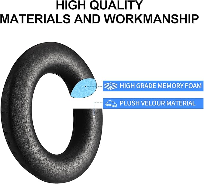 Thcbme Replacement Earpads for Bose Headphones, Bose Quietcomfort 35 - Image 5