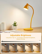 BOHON LED Desk Lamp with USB C+A Charging Ports Wireless Charger, 5 Colors - Image 3