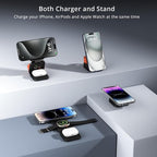 3-in-1 Wireless Charger Stand, LULULOOK 15W Magnetic Charger Wireless Fast - Image 2