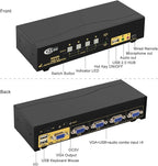 CKLau 4 Port 450MHz USB Auto VGA KVM Switch - Image 4