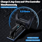 3 in 1 Controller Charger for Nintendo Switch 2 JoyCon/Pro, Charging Dock - Image 3