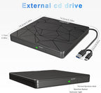 External DVD Drive USB 3.0 USB-C CD Burner CD/DVD Player Optical Drive - Image 8