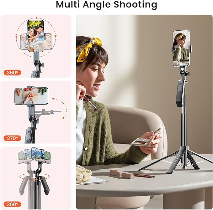 71" Phone Tripod Selfie Stick - Image 5
