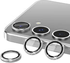 for Samsung Galaxy S24 FE Camera Lens Protector, Individual Metal Ring Tempered - Image 2