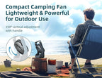 Battery Powered Fan, 10000mah Portable Desk Fan - Image 5