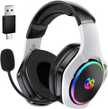 2.4GHz Wireless Gaming Headset for 40Hr+, Gaming Headphones for Ps5 by Tatybo