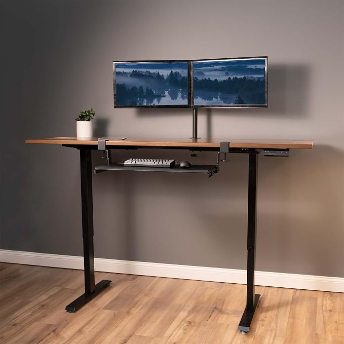 VIVO Height Adjustable Clamp and 12 inch Rail Set - Image 8