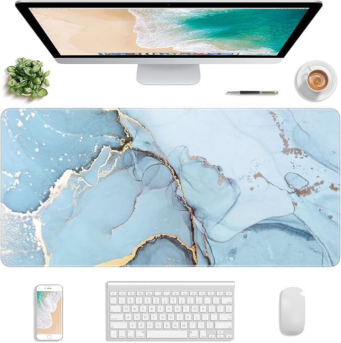 Extended Gaming Mouse Pad, XXL Large Desk Pad 30 x 14 Inch, Big Computer by Atufsuat