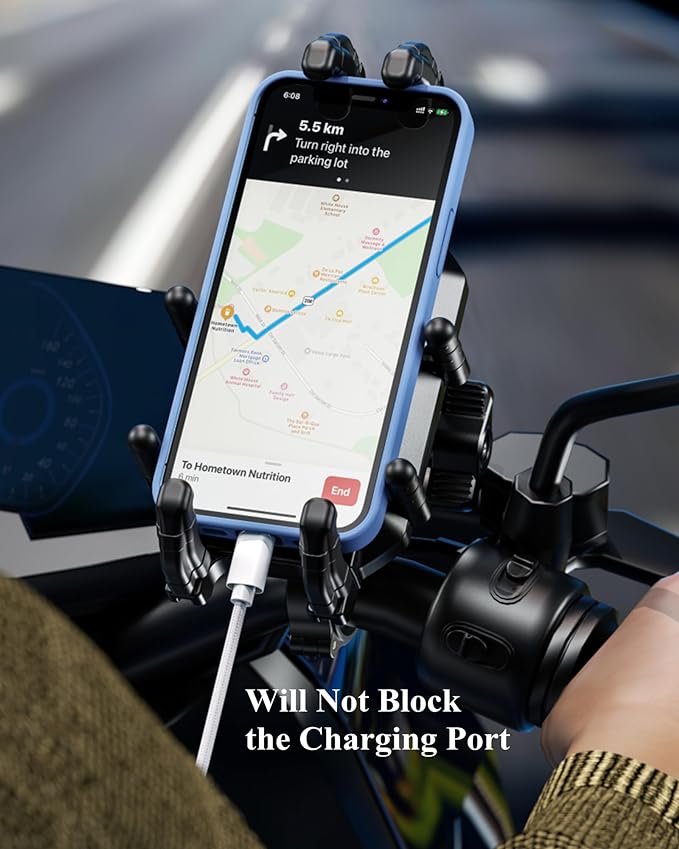 BRCOVAN Motorcycle Phone Mount Holder - Image 6