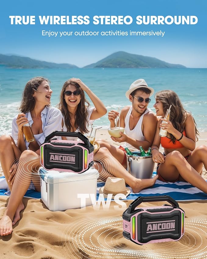 Speakers Bluetooth Wireless: 80W Loud Speaker - Image 5