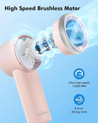 WHATOOK Portable Mini Fan: High Speed Cooling Fan, 10 Hours Battery Life - Image 2