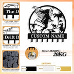 Personalized Fairy Key Holder Wall Mount, Custom Metal Key Rack Key Holder - Image 5