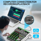 Aveek Audio Mixer, Professional Sound Board Mixing Console - Image 3