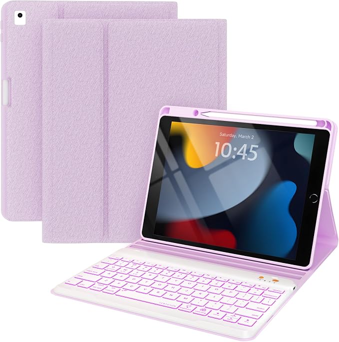 BLUTLOTUS Keyboard Case for iPad 9th/8th/7th Generation 10.2 inch 2021/2020/2019 by BLUTLOTUS