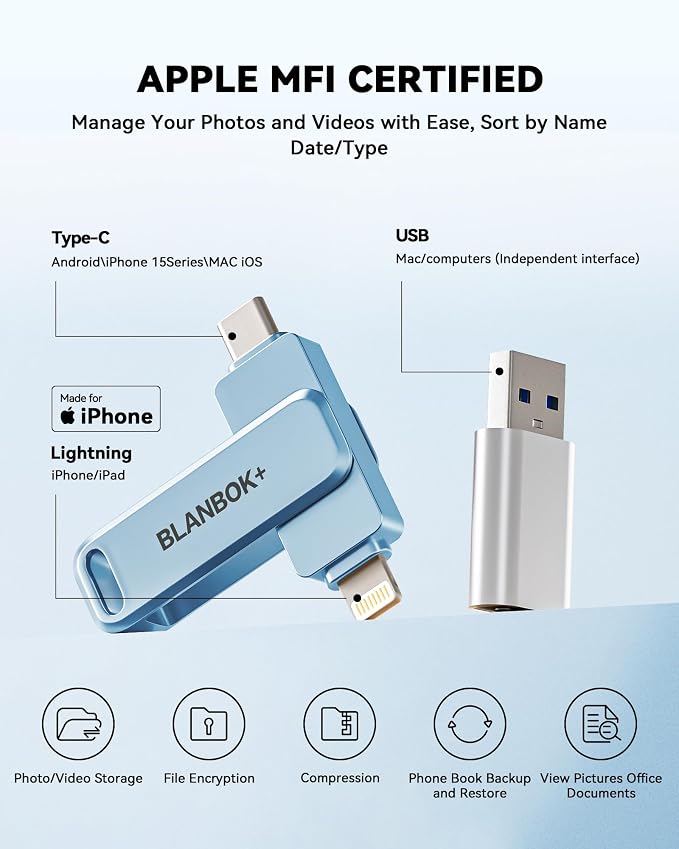 MFi Certified 256GB Flash Drive - Image 2