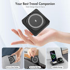Magnetic Wireless Charger for iPhone: 3 in 1 for Travel 15W Fast Charging Pad - Image 5