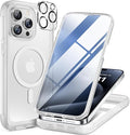 Miracase Magnetic for iPhone 15 Pro Max Case 6.7'' Full-Body Drop Proof Phone by Miracase