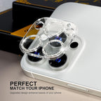 beuxece for 6 Pack iPhone 15 Pro/iPhone 15 Pro Max Camera Lens Protector 9H - Image 4
