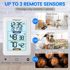 Geevon Digital Hygrometer Indoor Outdoor Thermometer Wireless - Image 3