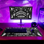 Mysterious Spirit Goth Gaming Mouse Pad 31.5x11.8 Inch Large Desk Mat Black - Image 6