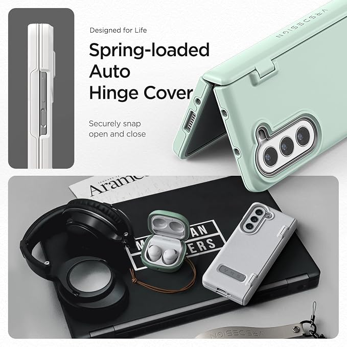 VRS DESIGN Phone Case for Galaxy Z Fold 5 5G, Premium Modern Neat Style Case - Image 6