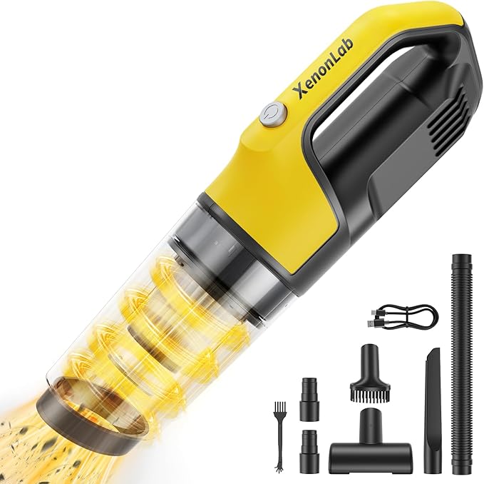 Handheld Vacuum Cordless 1.1 Pounds Car Vac 10000PA Hand Held Vacuums 4-in-1 by Unknown