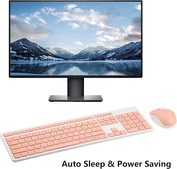 Wireless Keyboard and Mouse Combo, 2.4G Silent Cordless Keyboard Mouse Combo - Image 4